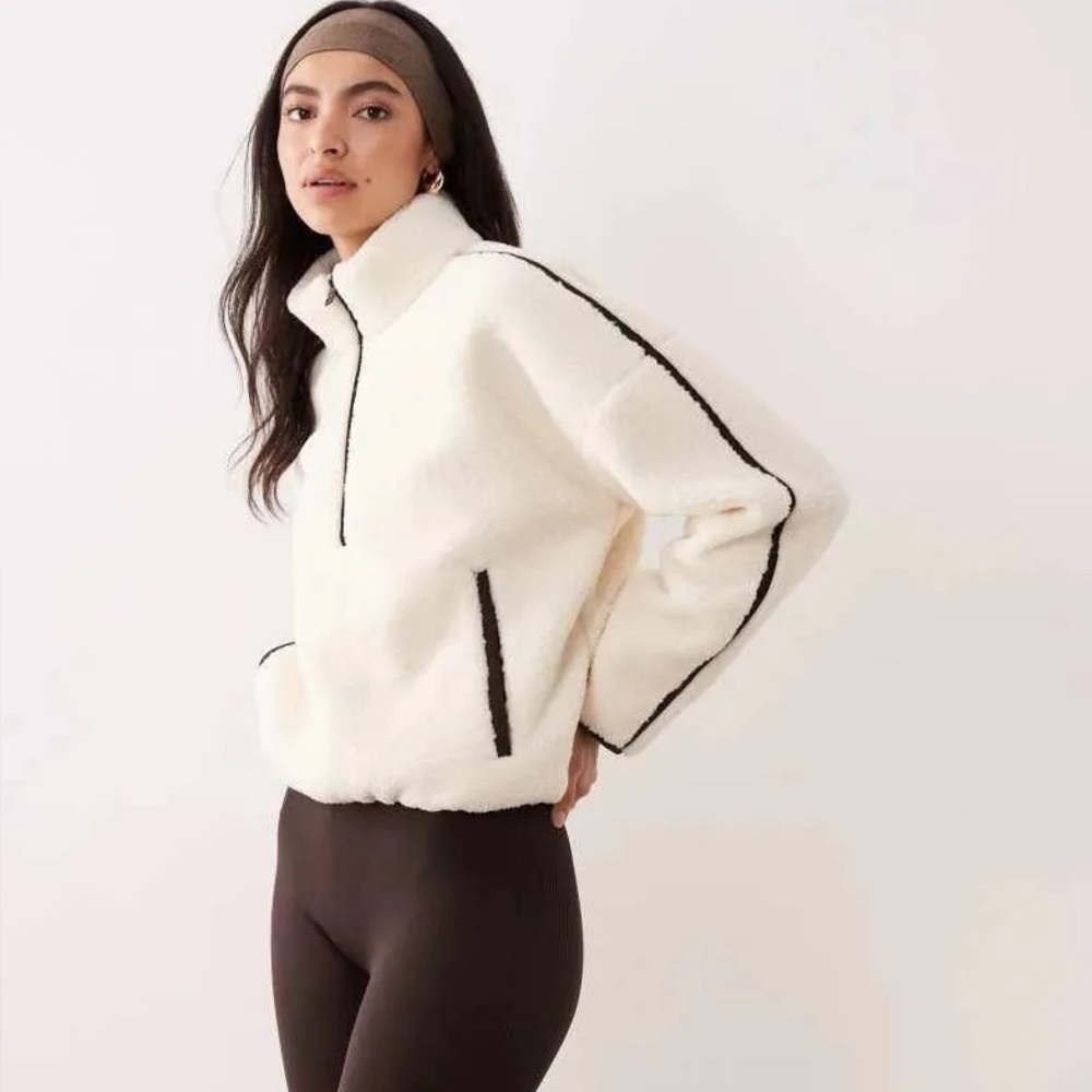 Abercrombie & Fitch YPB Quarter Zip Fleece Jacket